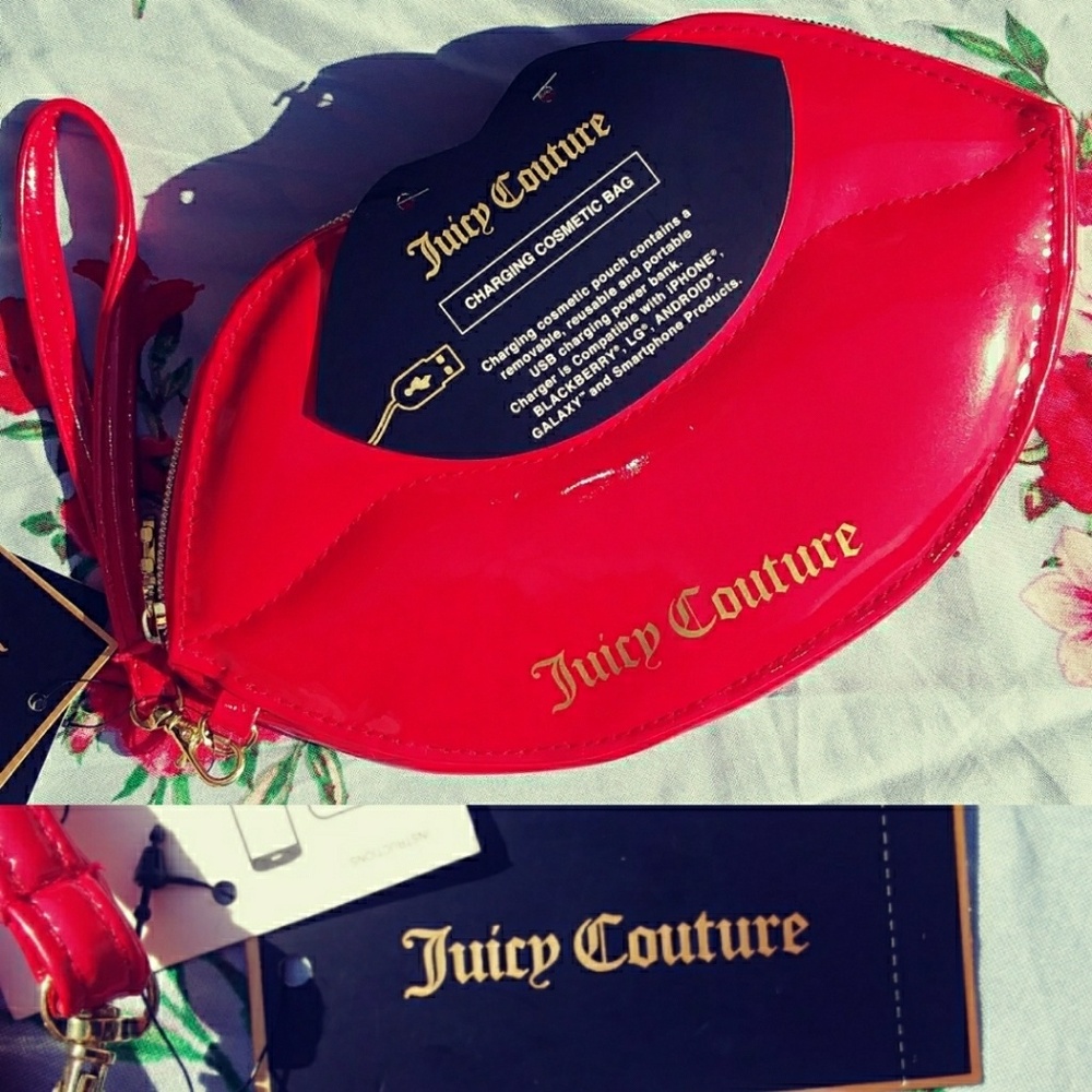 100% Authentic Juicy Couture Charging Cosmetic Bag